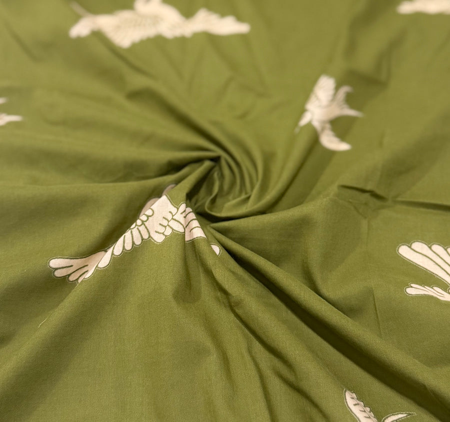 Green Bird Kurta