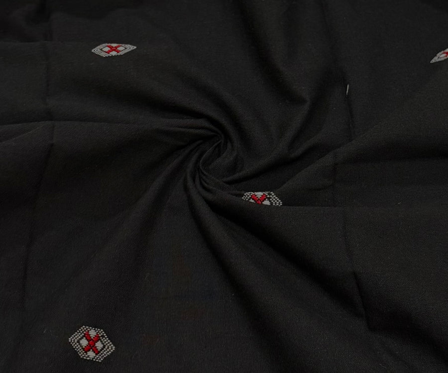 Jamdani Black Kurta