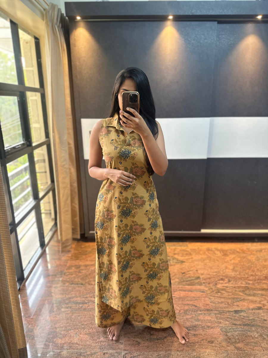 Beige Floral Co-Ords