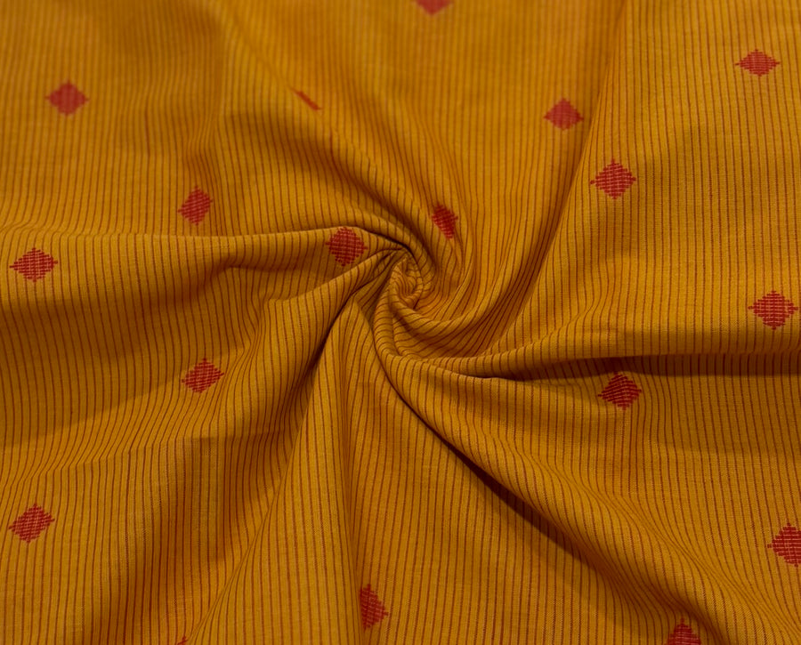 Mustard Yellow top with Kota dupatta