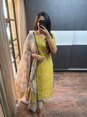 Yellow Cotton Set