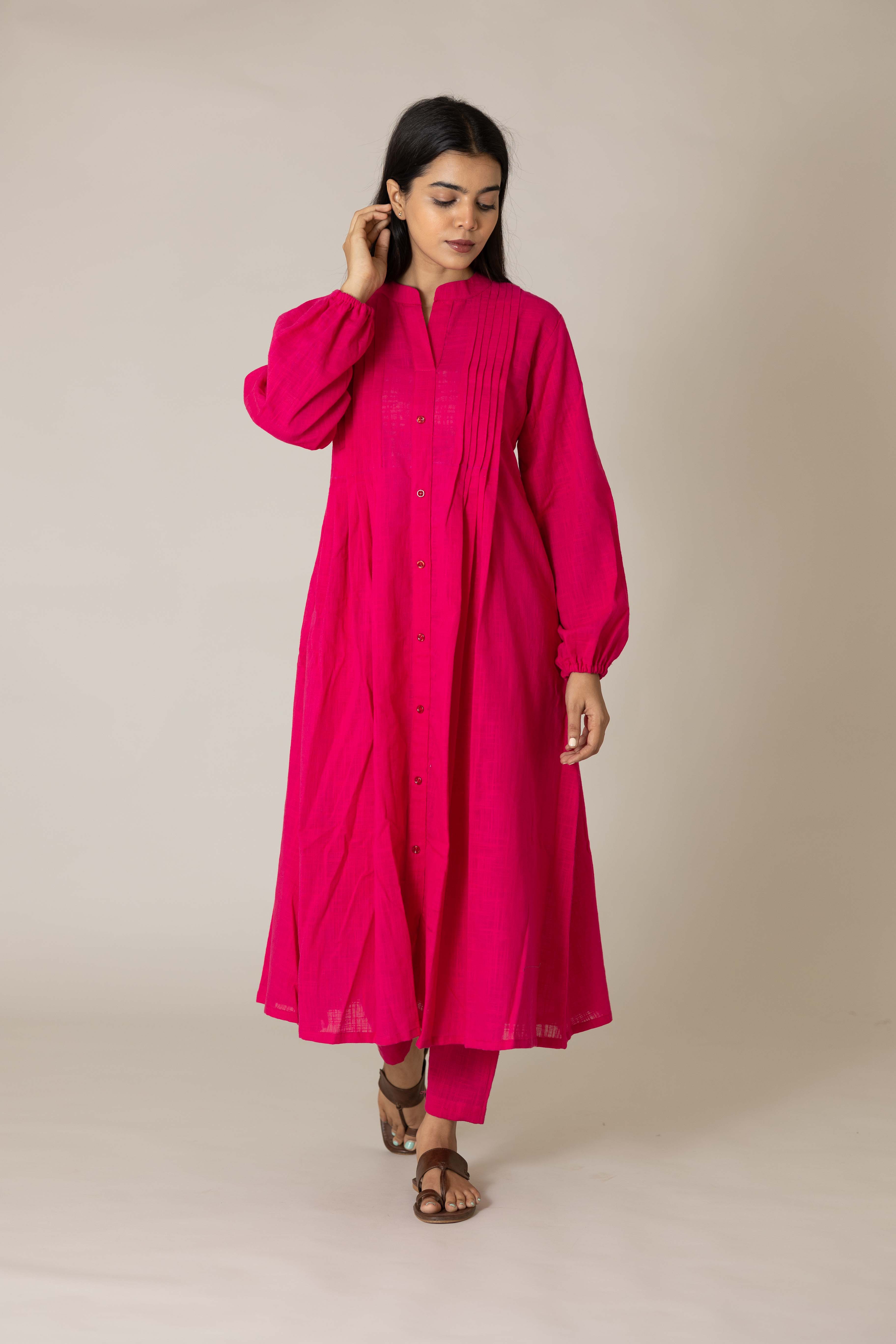 Hot Pink Cotton Co-Ords