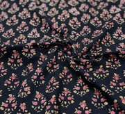 Black Cotton Kurta