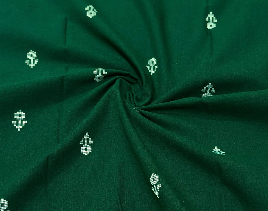 Bottle Green Handloom Co-Ords