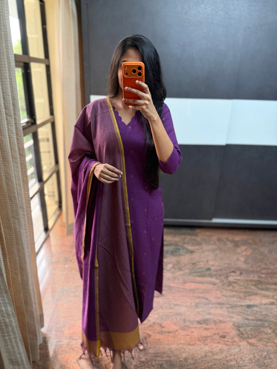 Purple Handloom Set