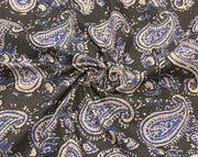 Dark Grey Pasiley Kurta