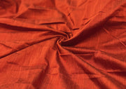 Rust Raw Silk Lehenga