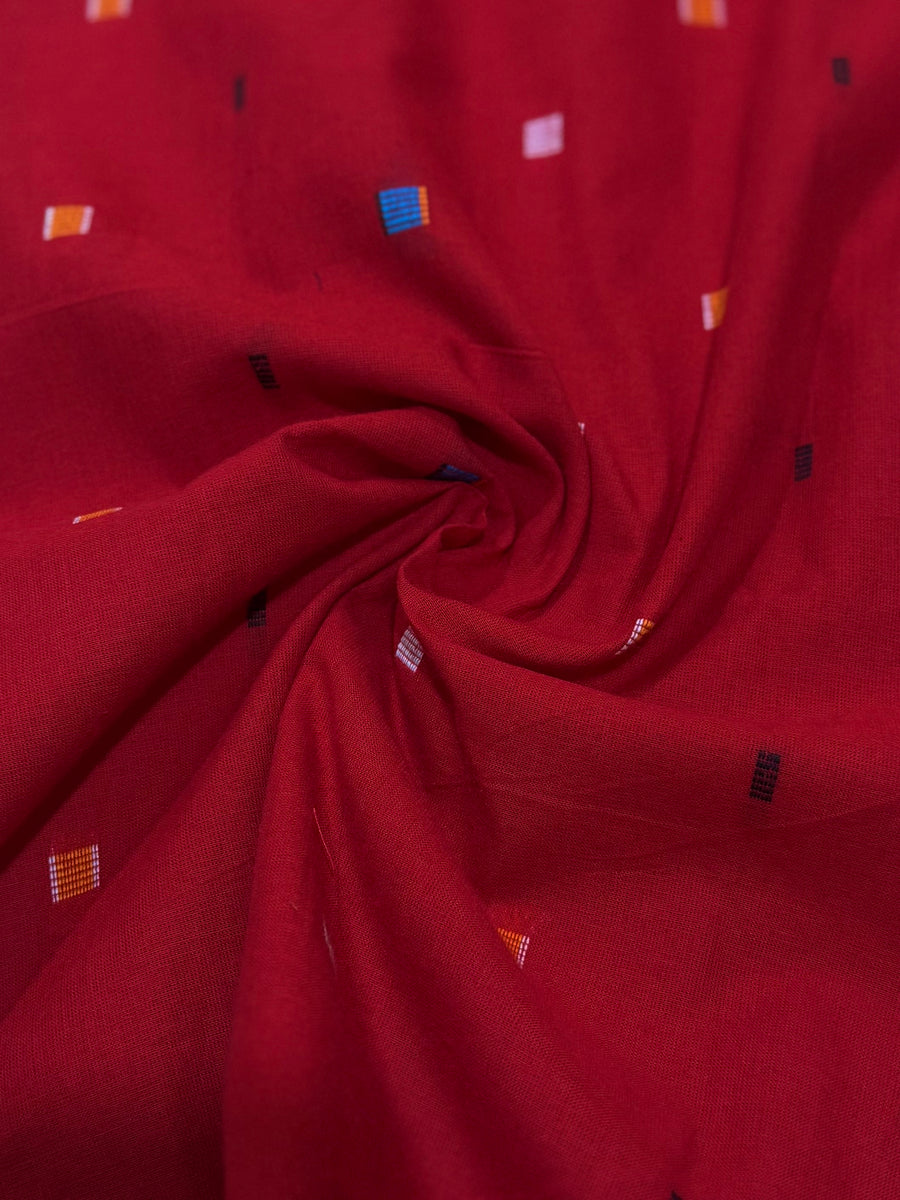 Handloom Cotton Red Co-Ords