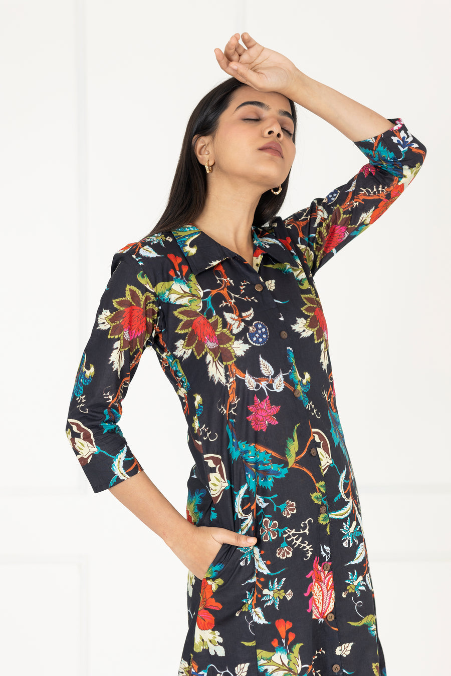 Black Floral Co-ords