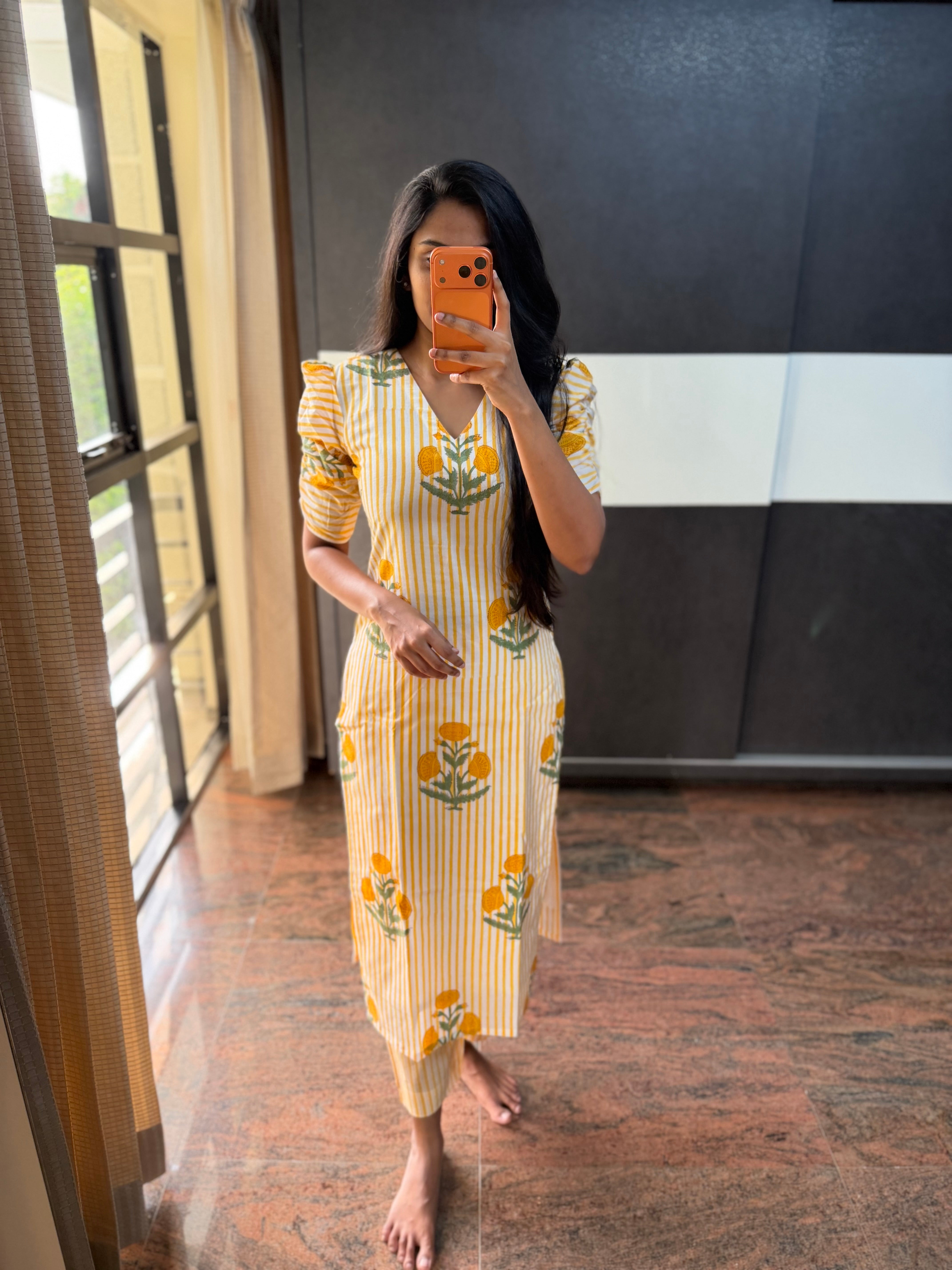 Marigold Cotton Set