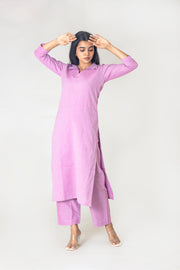 Lilac cotton co-ords