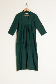 Bottle Green A-Line Kurta
