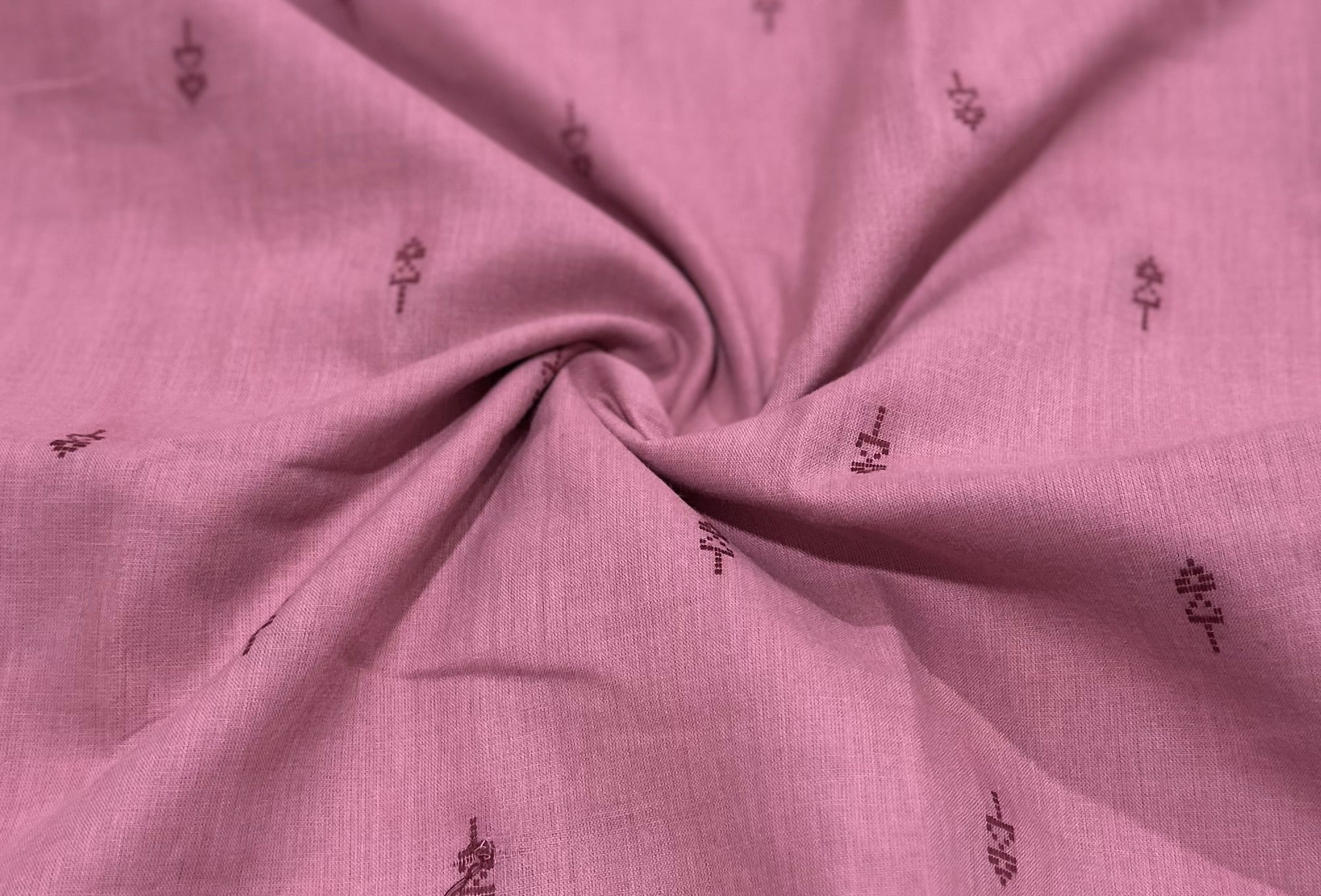 Pink Cotton Suit Set