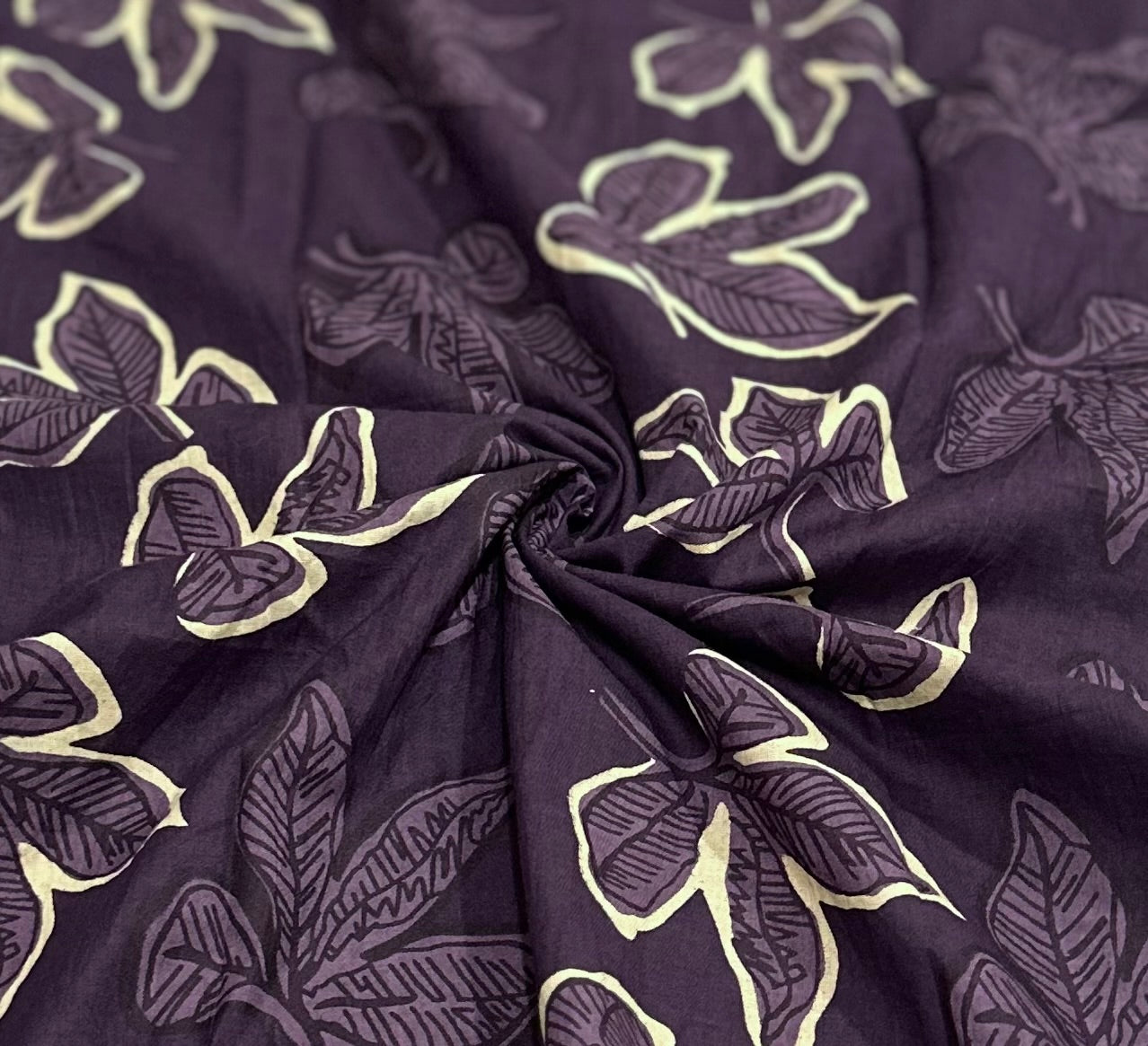 Dark Purple Cotton Co-Ords