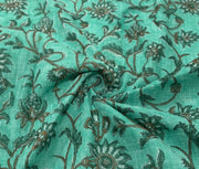 Blue Floral Kota Set