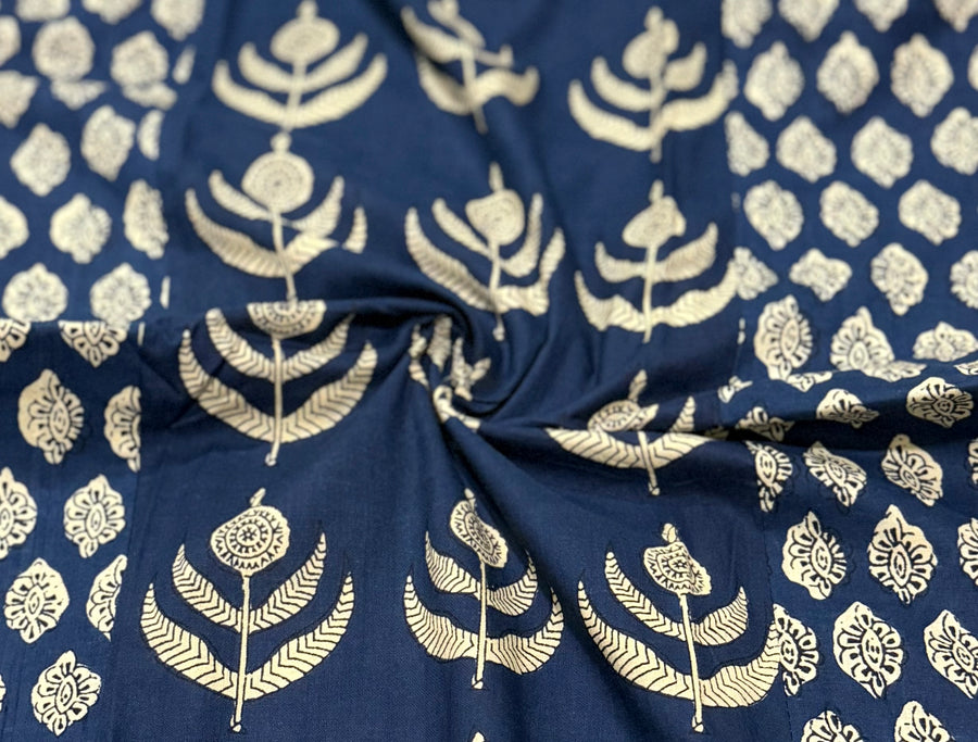 Blue patch kurta