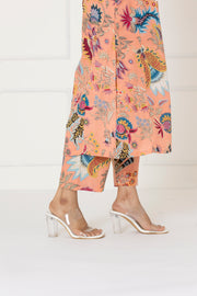 Peach Floral Co-ords
