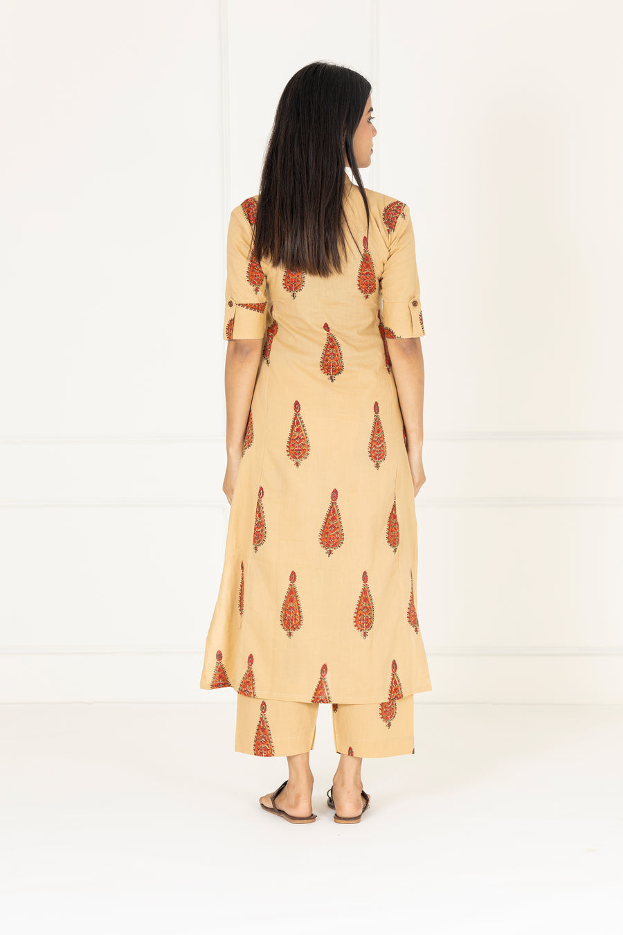 Beige Cotton Co-Ords