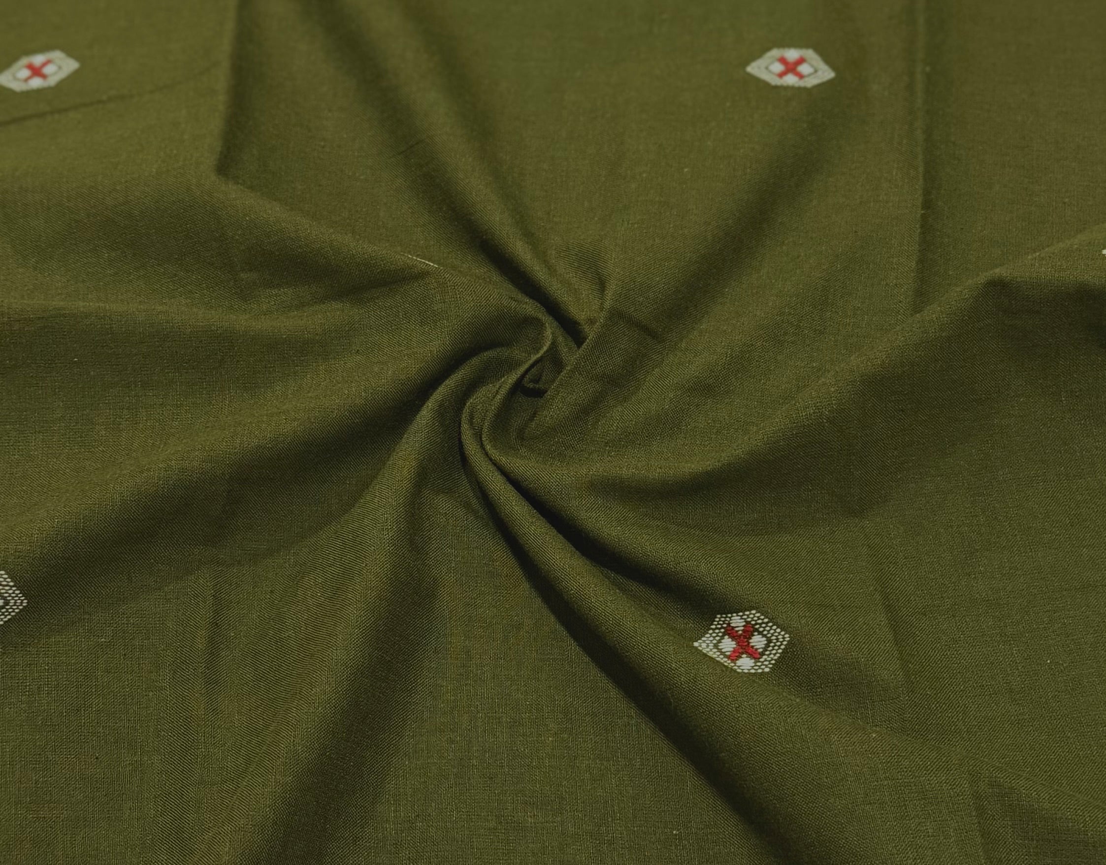 Jamdani Green kurta