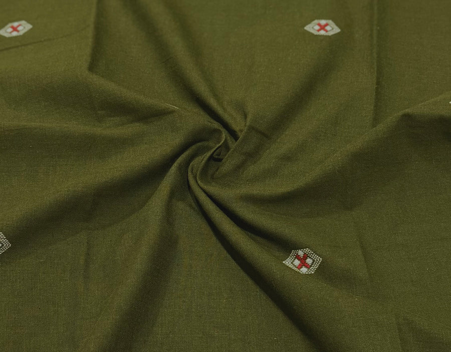 Jamdani Green kurta