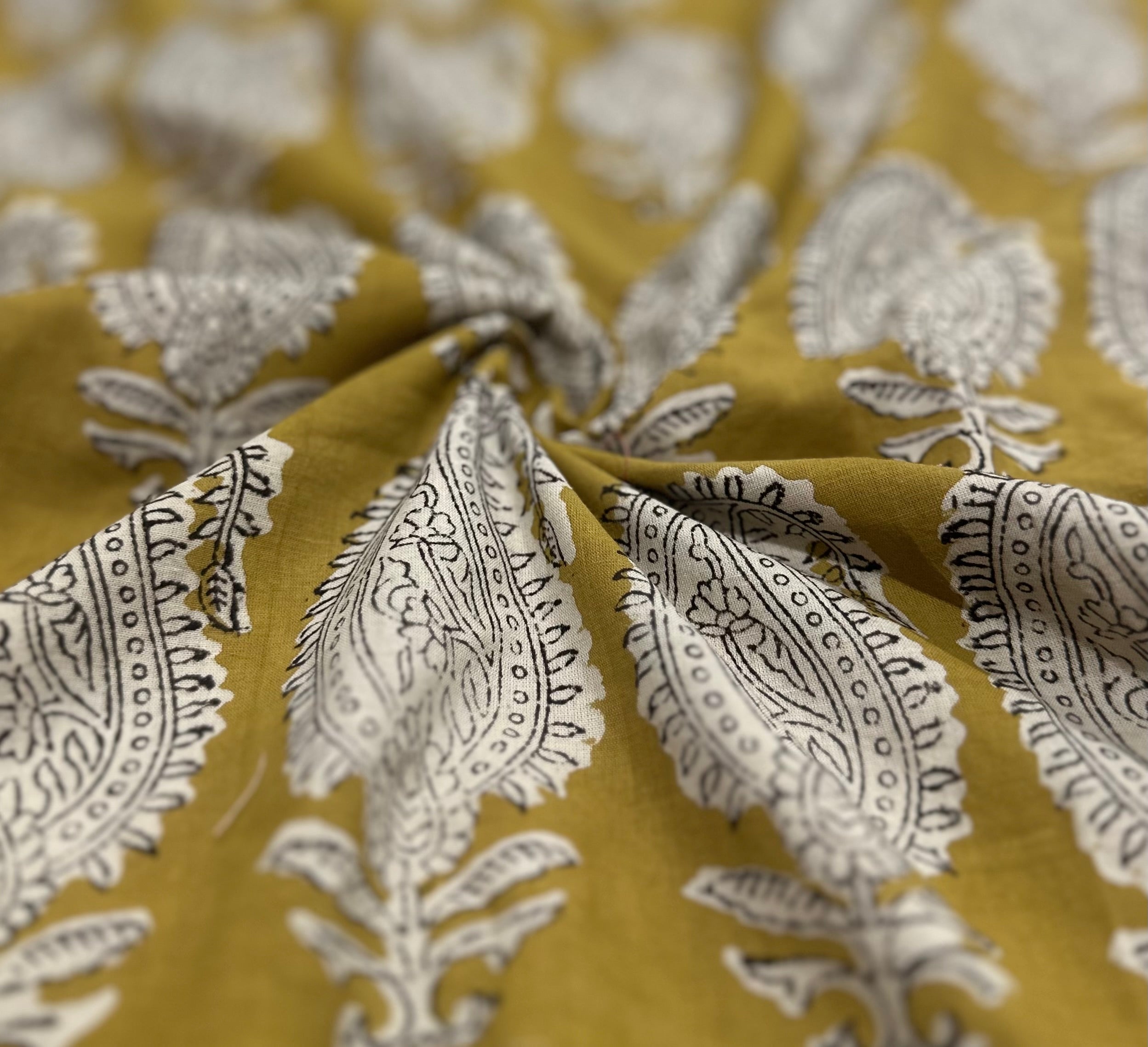 Mustard Cotton Kurta
