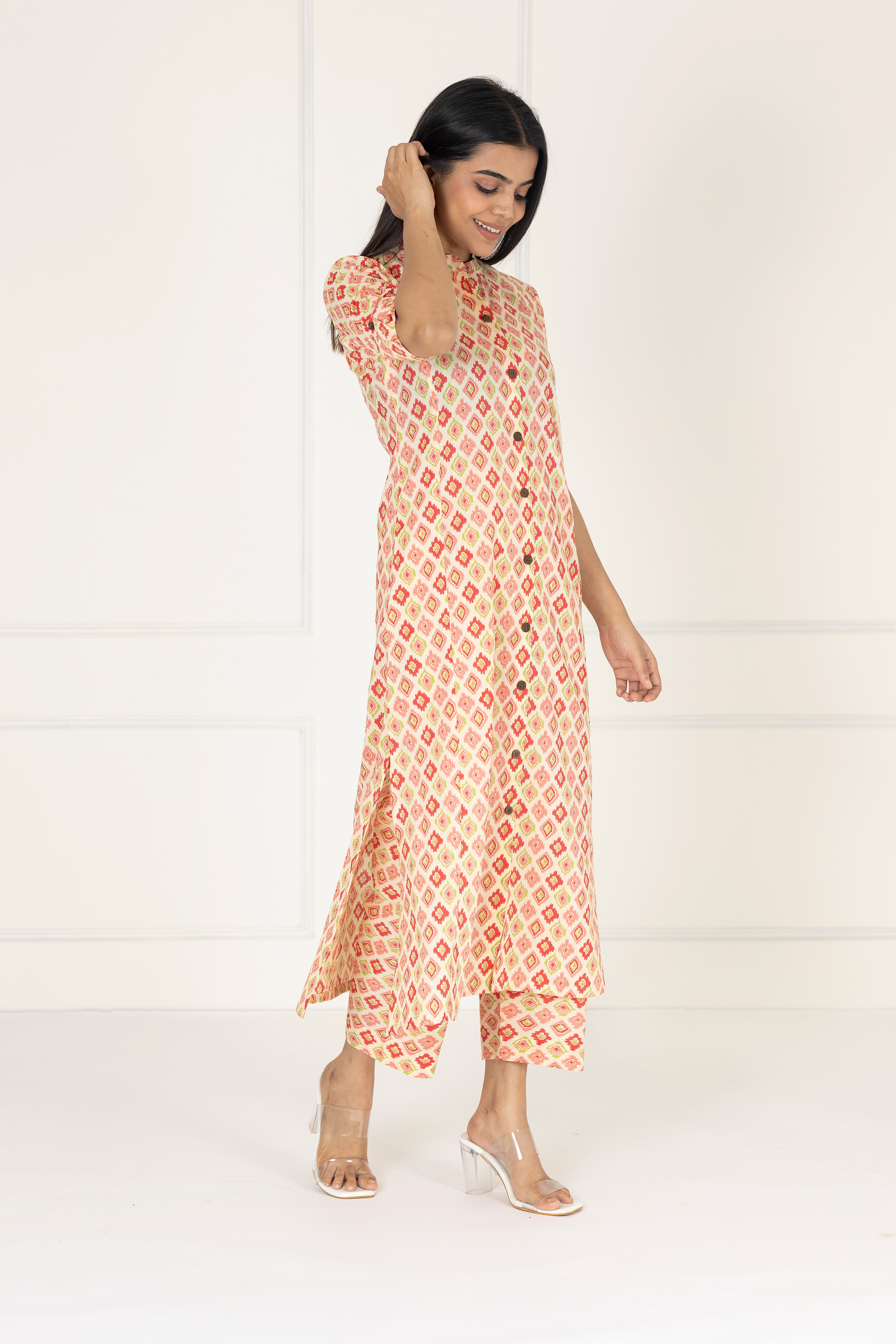 Geometric printed Co-Ords