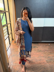 Blue Patchwork 3Piece Set