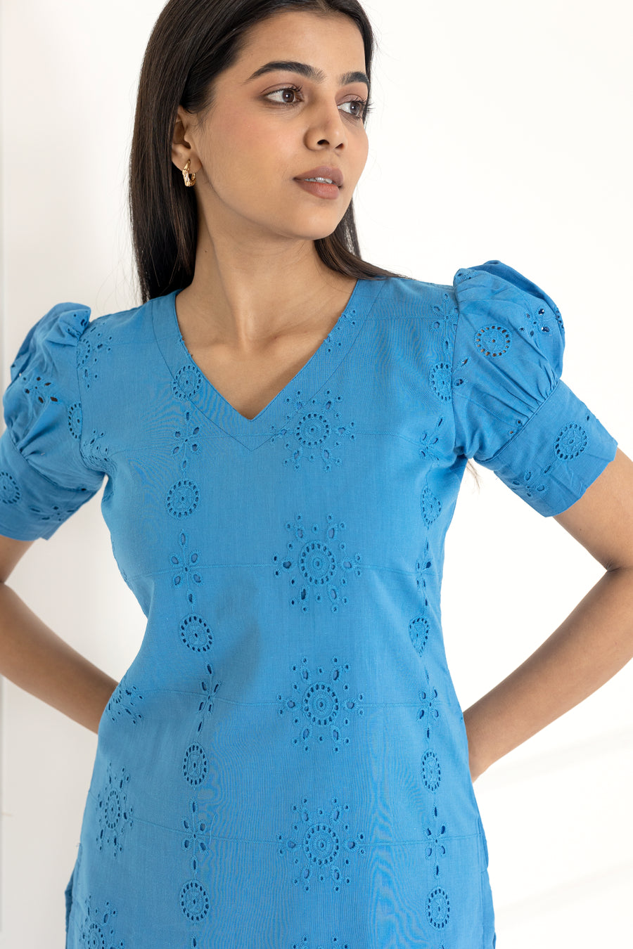 Blue Hakoba Cotton Kurta