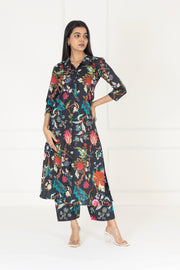 Black Floral Co-ords