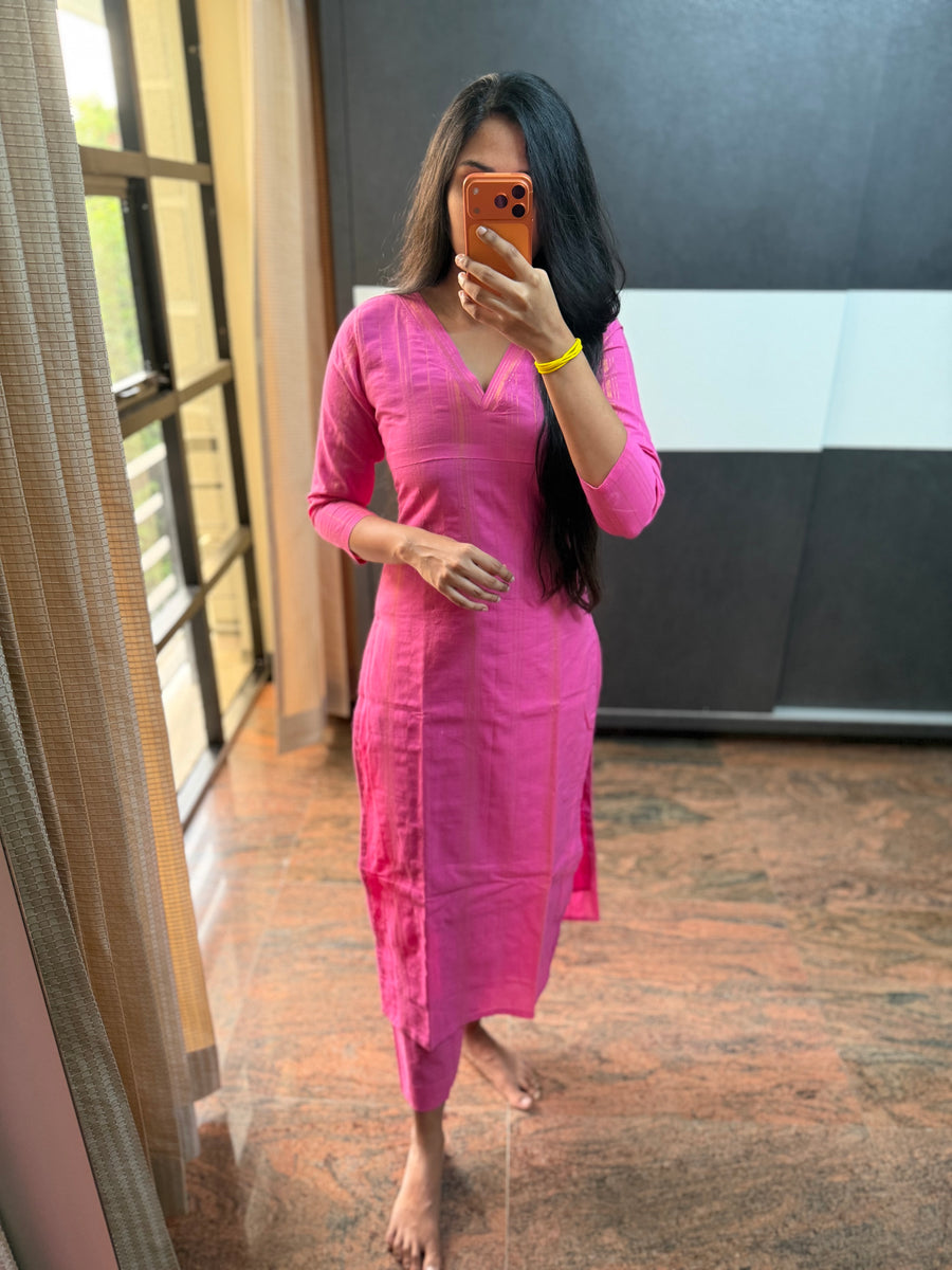 Pink Cotton Co-Ords