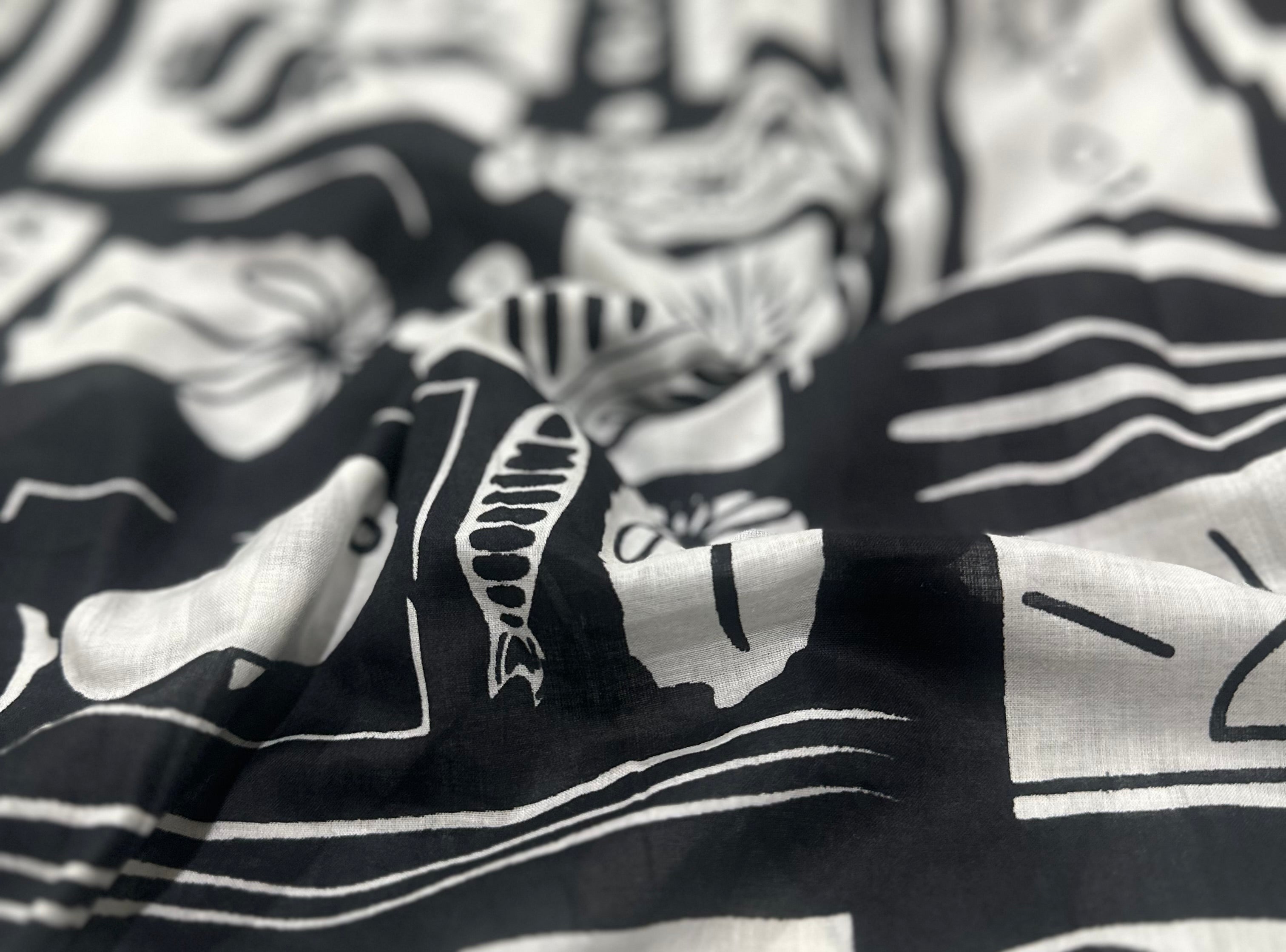 Black and White Oversized Shirt