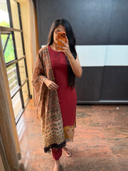 Red Patchwork 3Piece Set