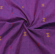Purple Handwoven Top with Kota Dupatta