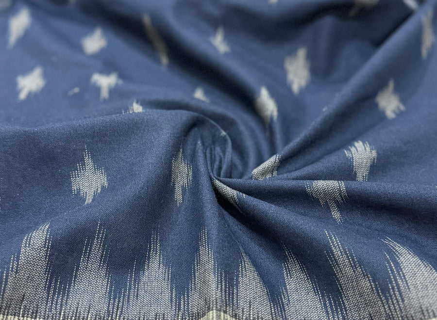 Blue Ikkat Kurta