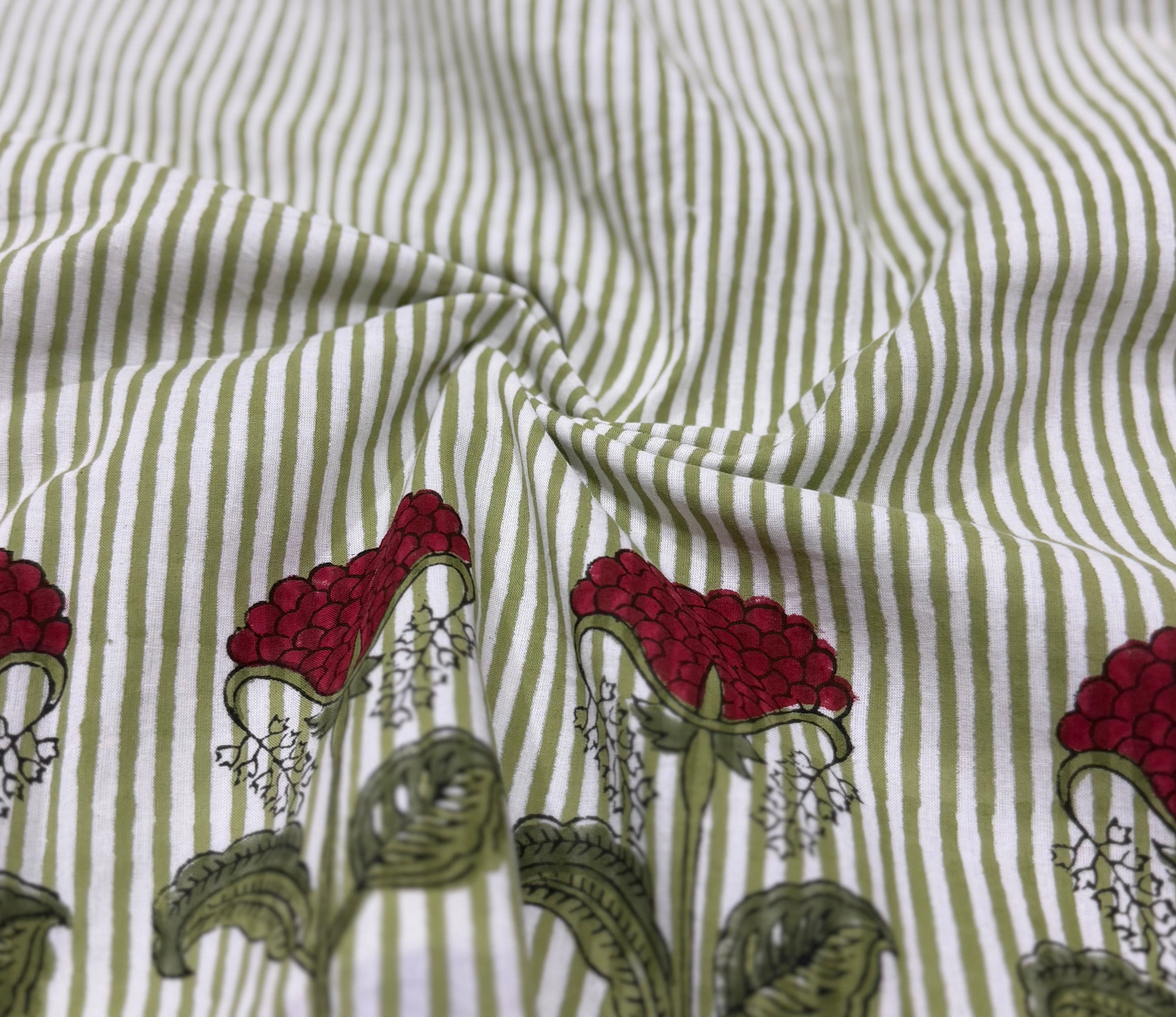 Green Stripes 3 Piece Set