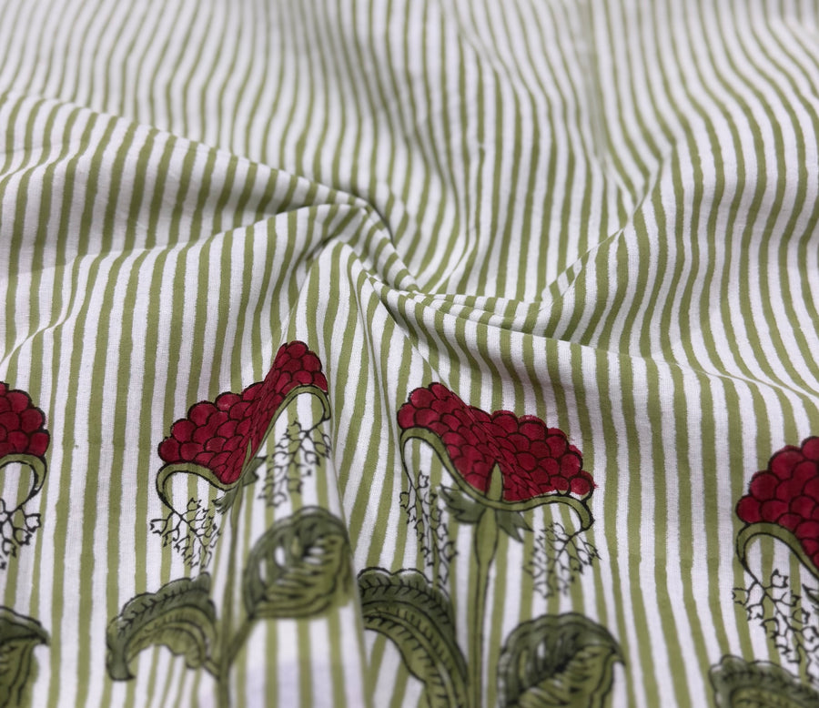 Green Stripes 3 Piece Set