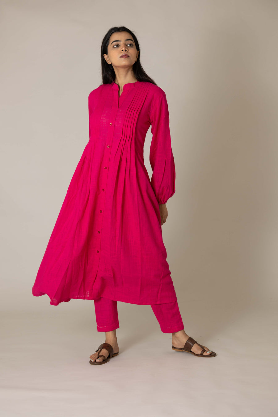 Hot Pink Cotton Co-Ords