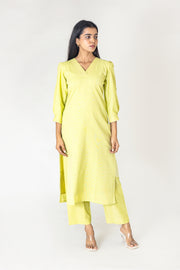 Pastel green cotton co-ords