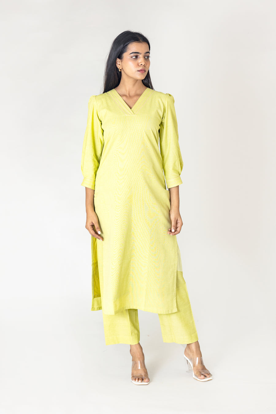 Pastel green cotton co-ords
