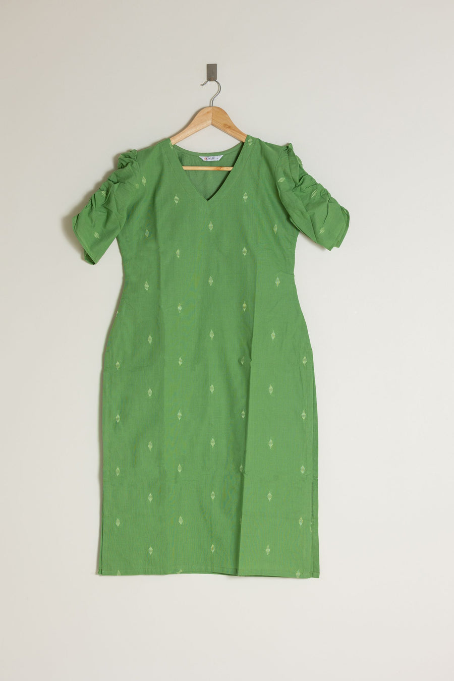 Green Handwoven Kurta