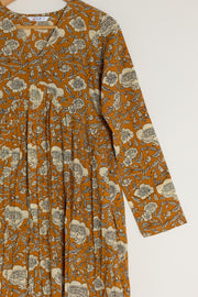 Mustard Alia Cut Kurta