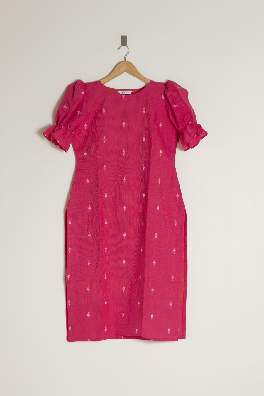 Peach Handoven Kurta