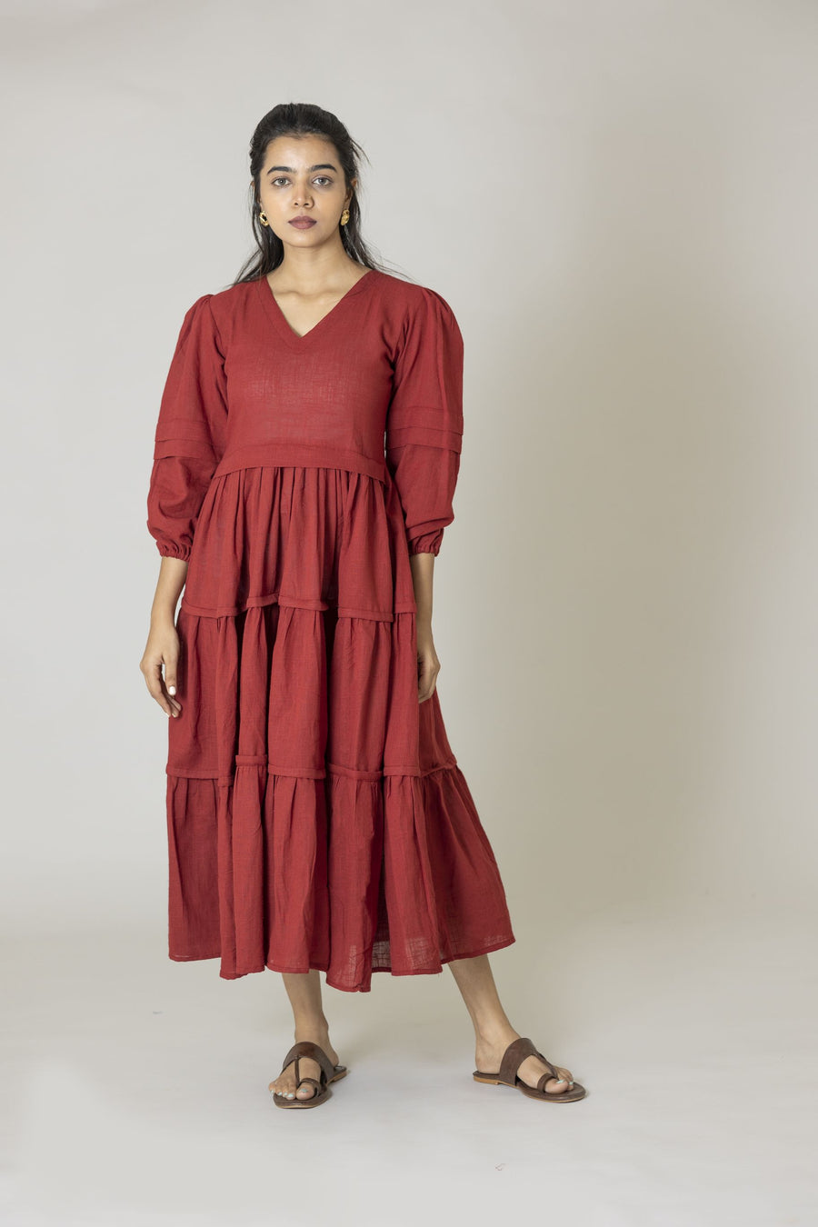 Red Panel Dress