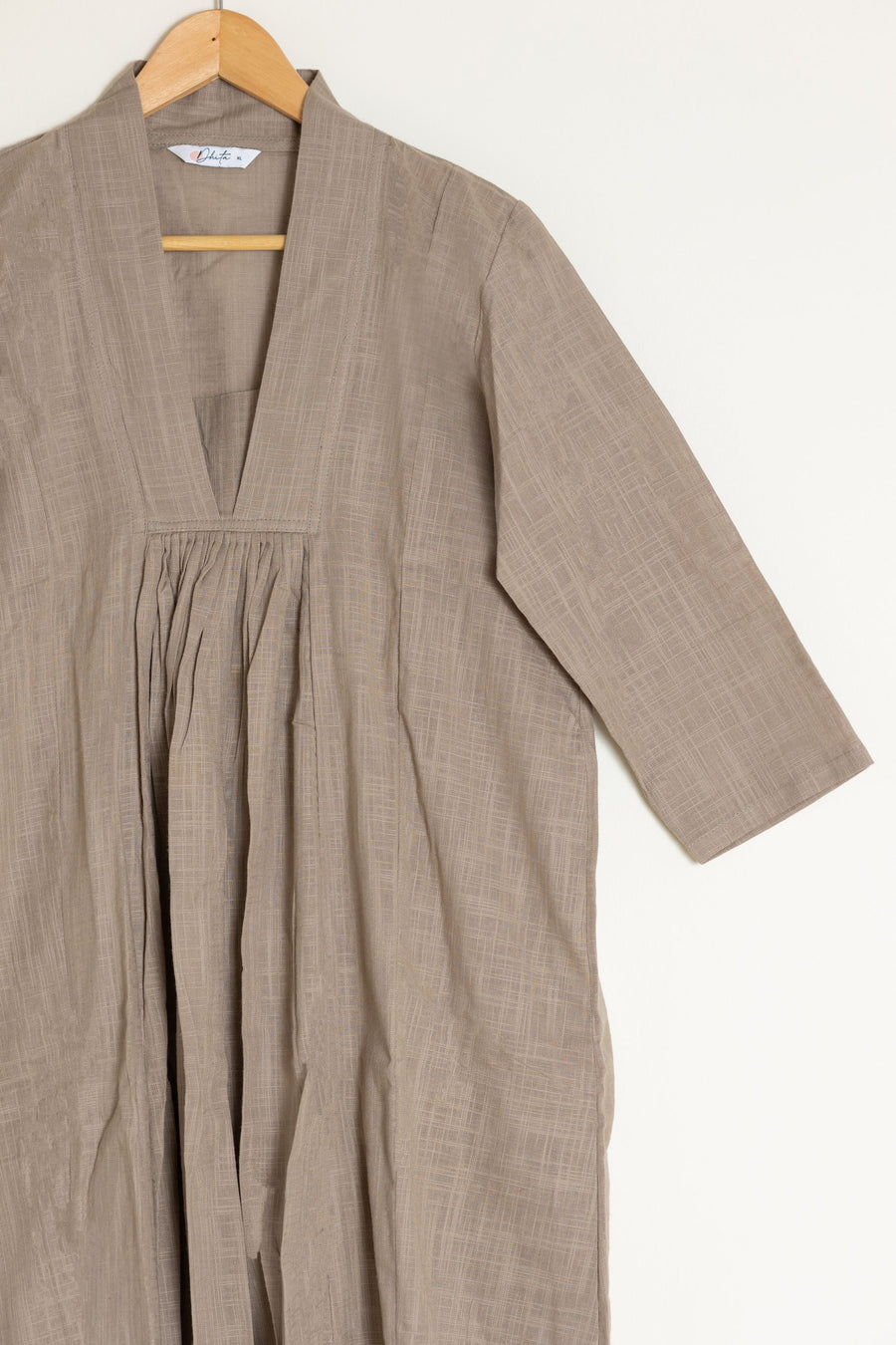 Tan A-Line Kurta